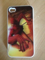 cover in plastica dura - motivo spiderman