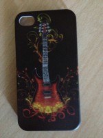 cover in plastica dura - motivo chitarra per gli amanti della musica