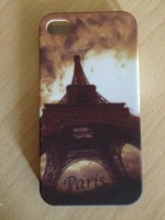 cover in plastica dura - motivo torre eiffel