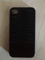 cover in plastica dura - motivo semplice nero